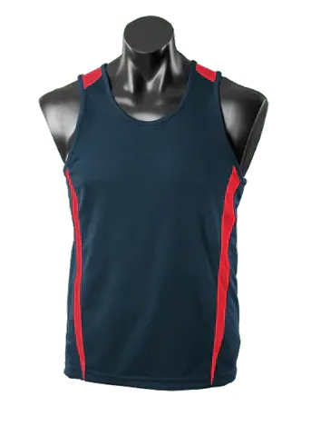 Aussie Pacific Men's Eureka Singlet 1104 Casual Wear Aussie Pacific Navy/Red S